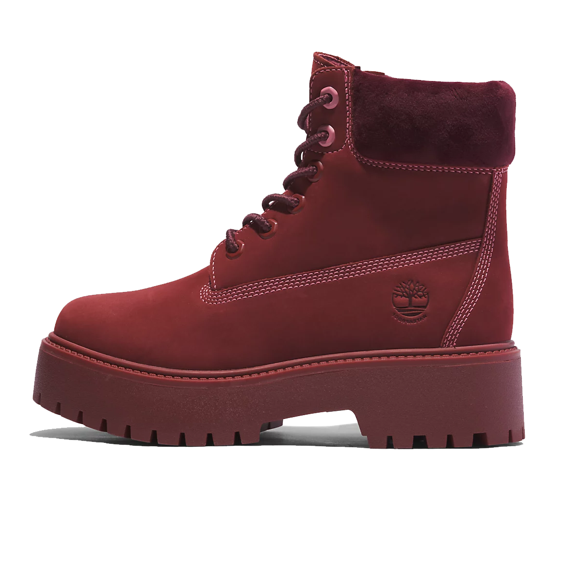 Red timberland hot sale hiking boots