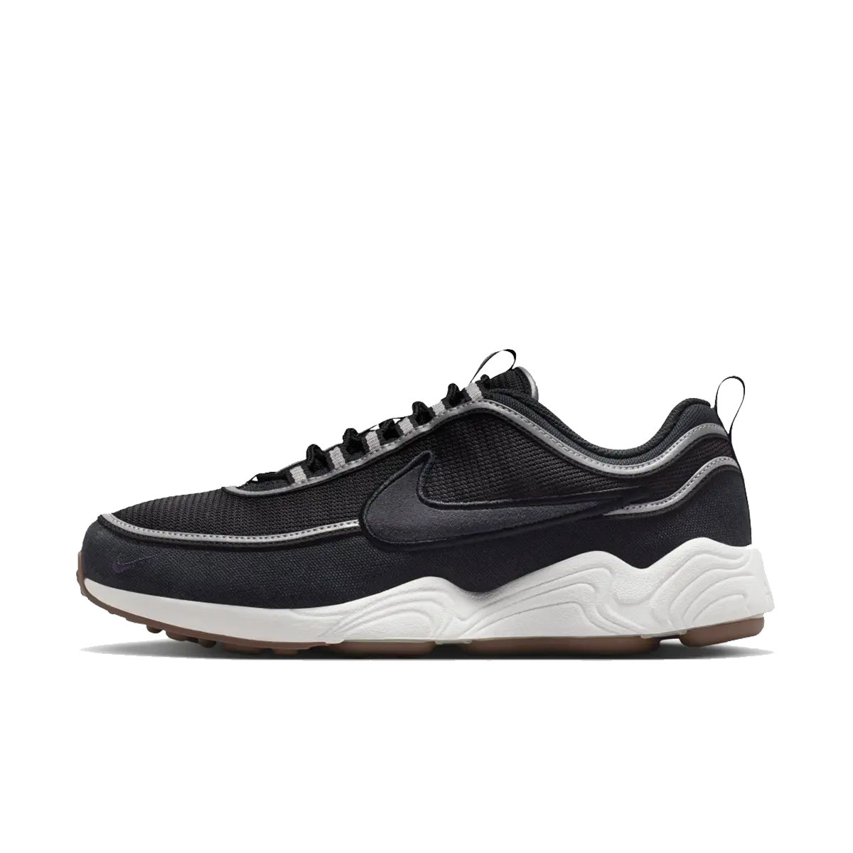 nike spiridon black white