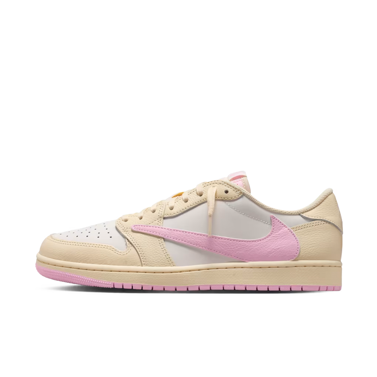 Travis Scott x Air Jordan 1 Low OG 'Muslin & Shy Pink' - Pink Pack IQ7604-100