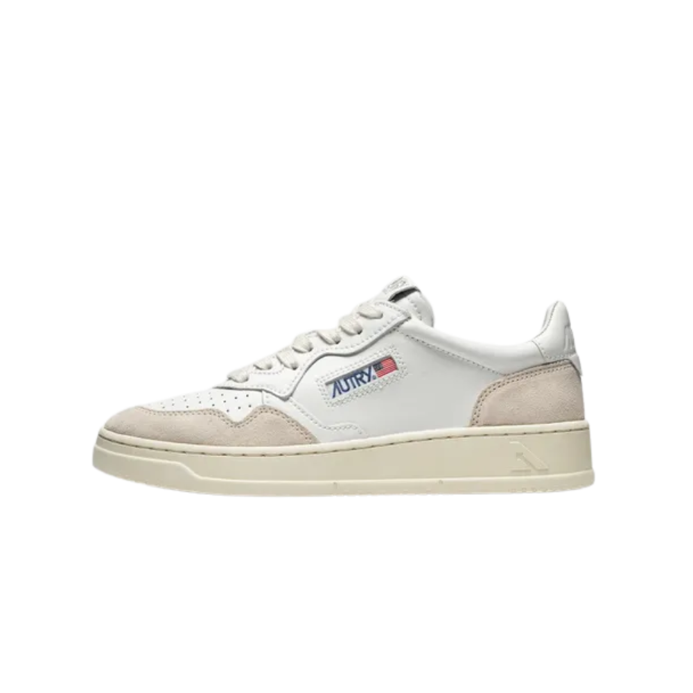 ＊関税送料込み＊ autry AULWLS33 Autry Medalist Low Sneakers In White And Red Leather And