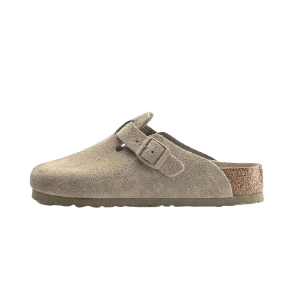 Birkenstock Boston SFB VL Faded Khaki Regular