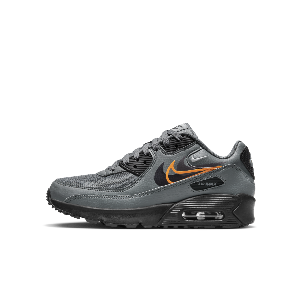Nike Air Max 90 GS 'Multi Swoosh Grey' Sneakerjagers