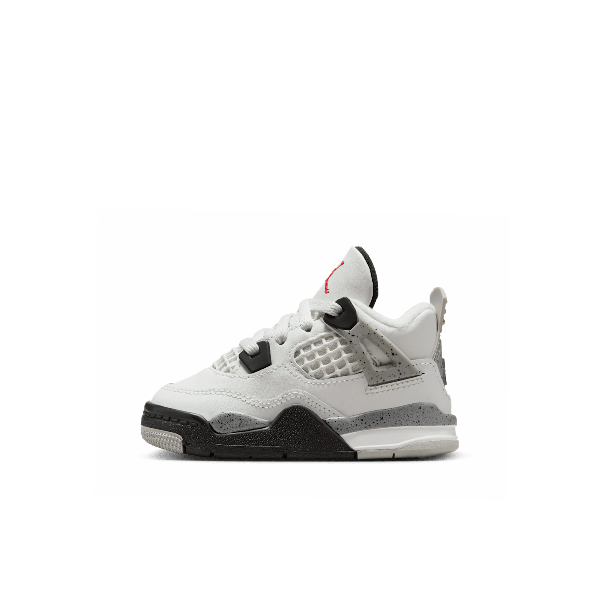 retro 4 white and black