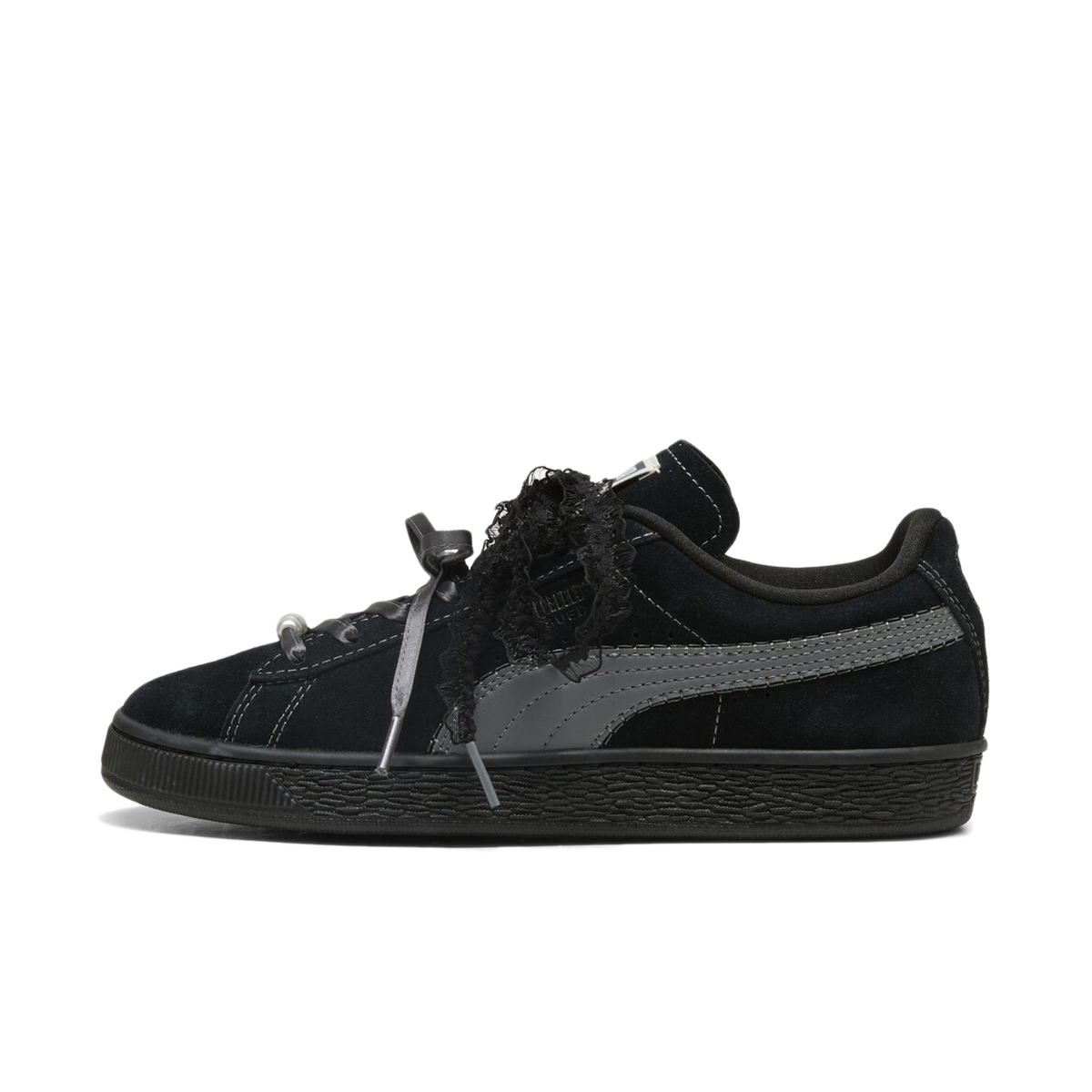 PUMA Suede 'Black' - Bloom Pack