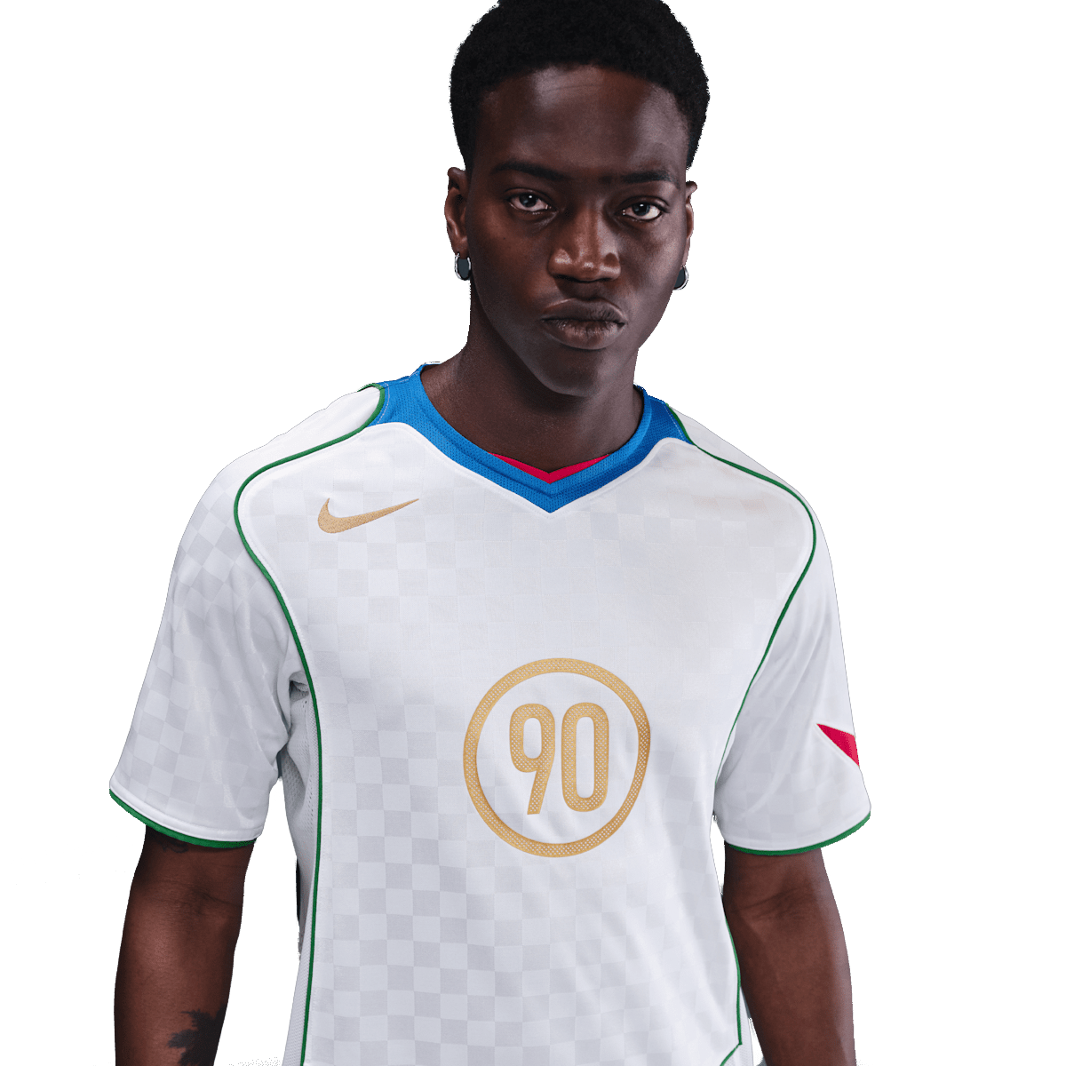 Nike Total 90 Soccer Jersey 'White' | Sneakerjagers