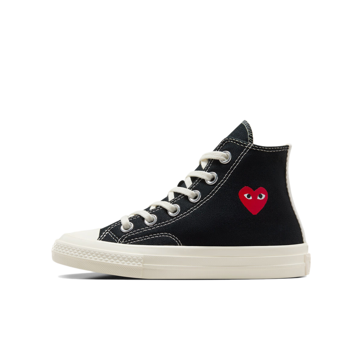 CDG x Converse Chuck 70 Hi PS 'Single Heart Black' | A08802C | The