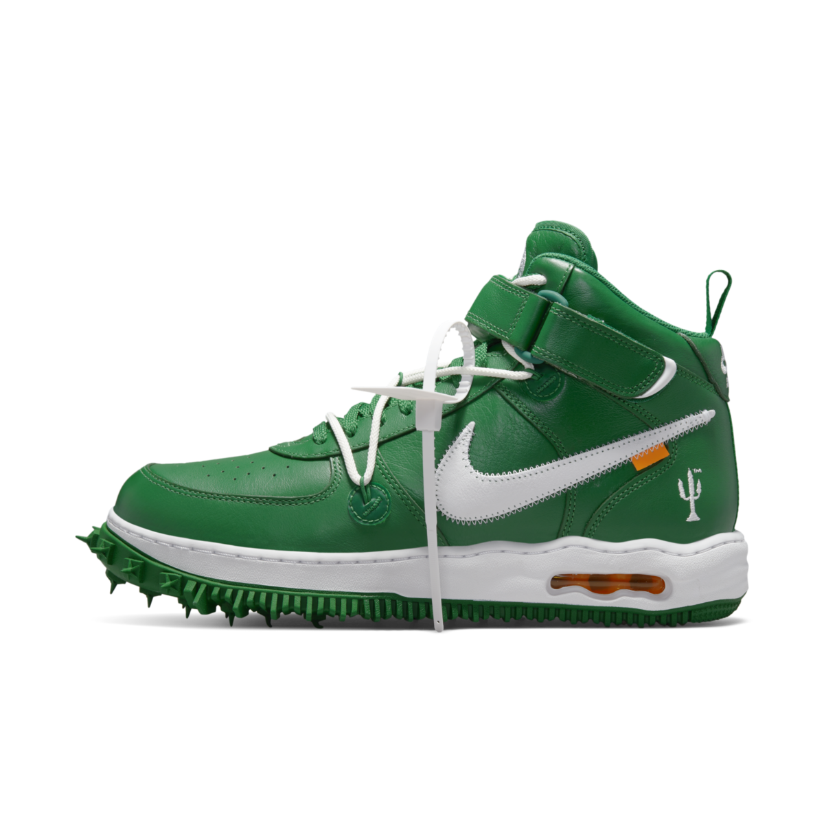 Off-White x Nike Air Force 1 Mid 'Pine Green'