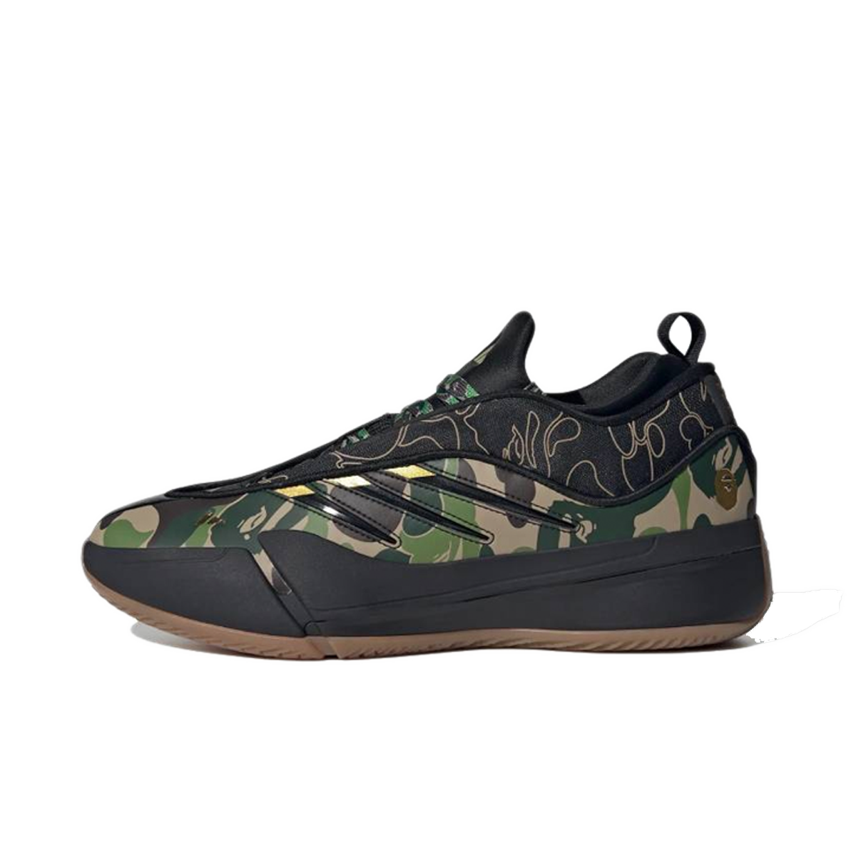 BAPE x adidas Dame 9 'Black & Green' JH6358