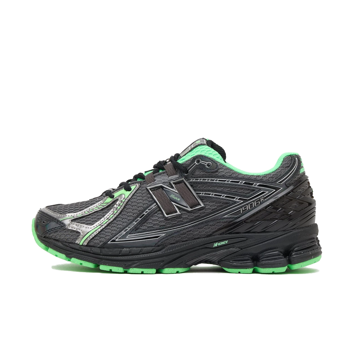 NEW BALANCE MEN\'S 10 1906R GREY GREEN U1906RCT RUNNING LIFESTYLE SNEAKER NIB New Balance 1906R  main image 2