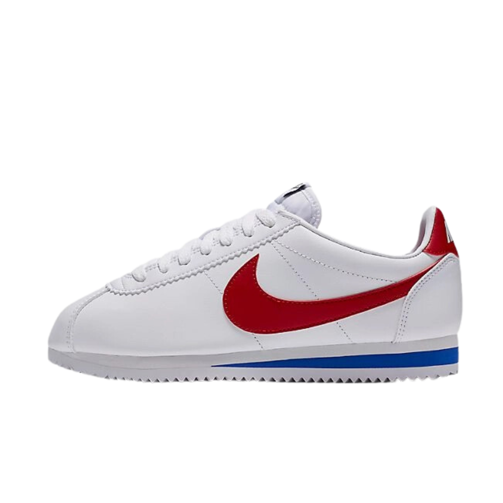 Nike Classic Cortez Leather OG Womens - White Red Royal