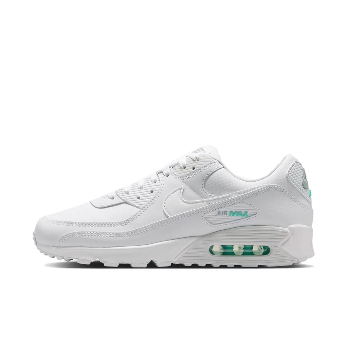 Nike Air Max 90 'White & Hyper Turquoise' | IB7680-101 | Sneakerjagers