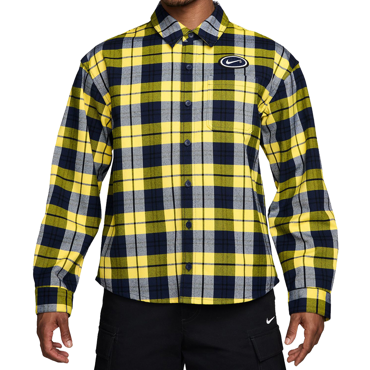Eric Koston x Nike SB Flannel Longsleeve 'Midnight Navy' | HV0256