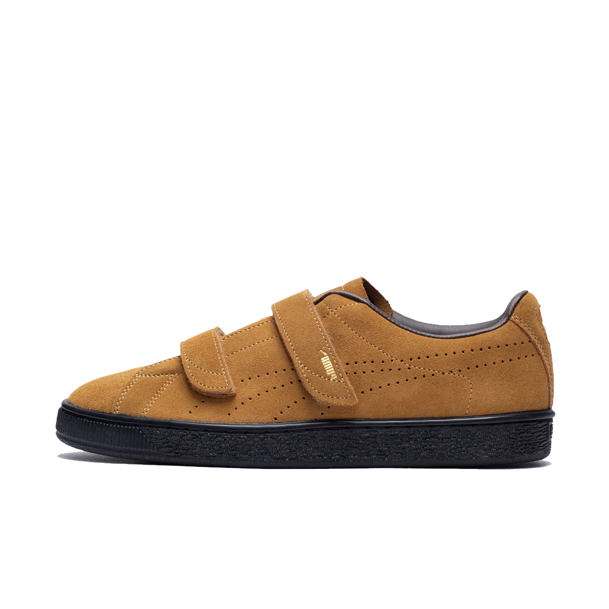 Brown store suede pumas