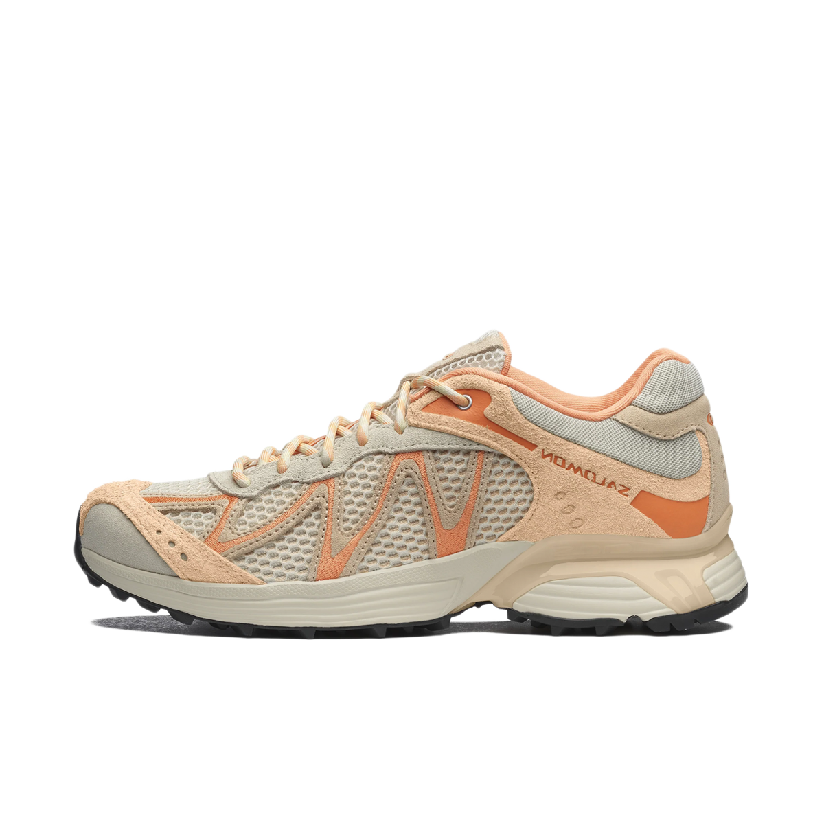 オンヨネ　Salomonワッペン、 プリント入り　ウィンブレ　Lサイズ Salomon XT-Whisper Embroidery 'Almond Cream' | L47957400 | The