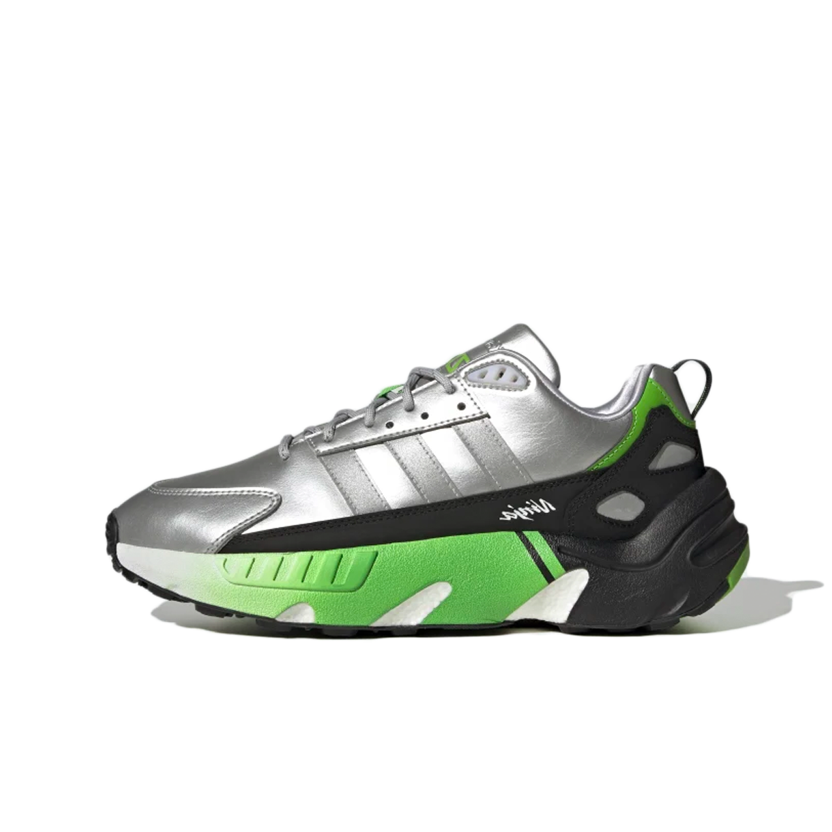 ストライダー  メタリックシルバー　アルミ Kawasaki x adidas ZX22 'Silver Metallic' | Sneakerjagers