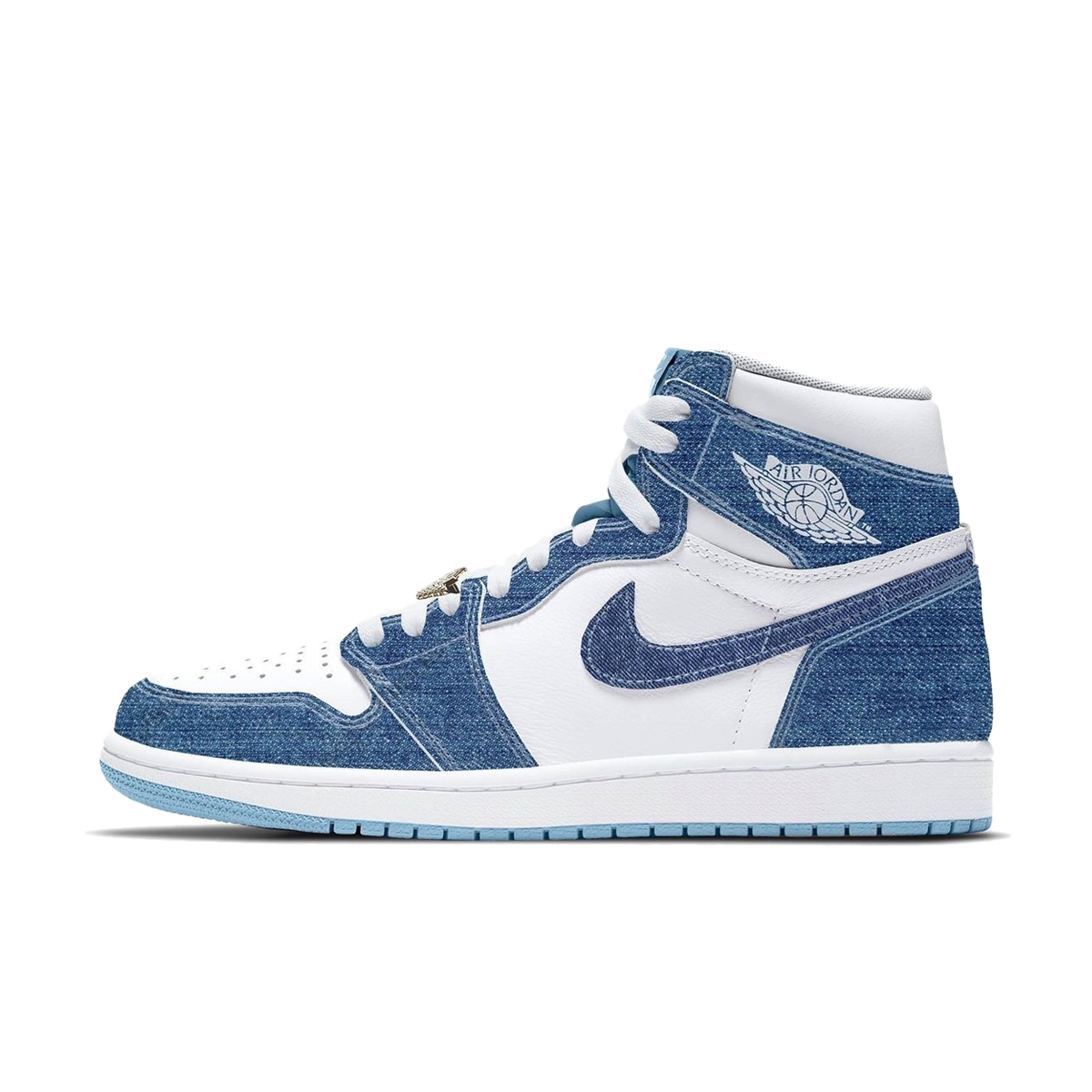 air jordan wit blauw