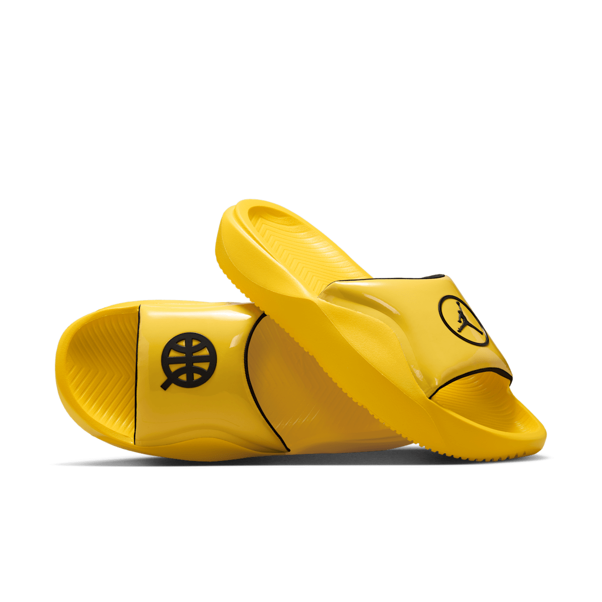 Nike Air Jordan Franchise Slide Quai 54 Tour Yellow HJ6694-700 Men\'s Size 13 Buy Jordan Franchise Quai 54 Slides - Tour Yellow/Black  main image 4