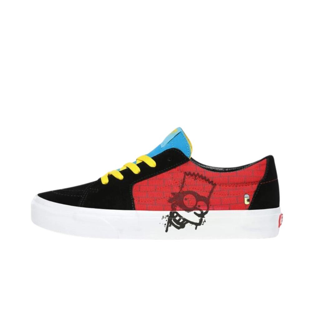 Vans x The Simpsons Old Skool El Barto Mens Black / Red Trainers