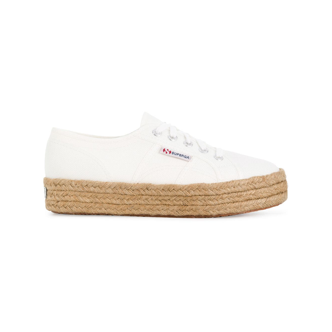 superga woven platform