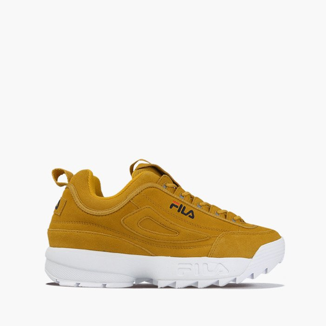 fila disruptor low yellow