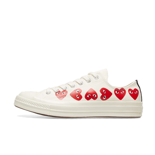 Chucks with heart store on side