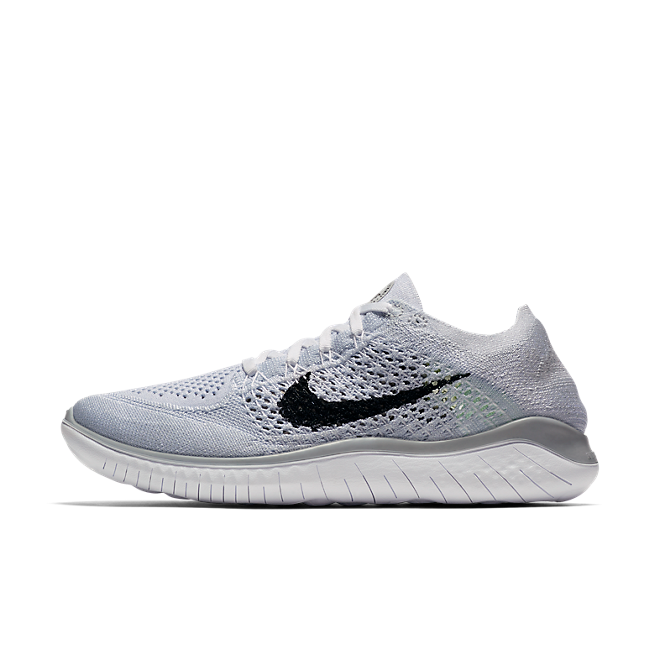 Nike free best sale rn silver