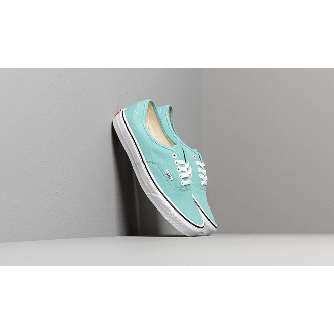 aqua and grey vans