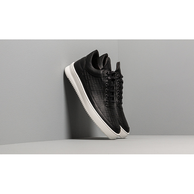 Filling Pieces Low Top Ripple Mono Black