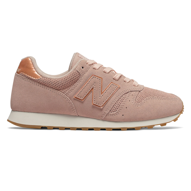 New Balance 373 Womens Pink Suede Trainers