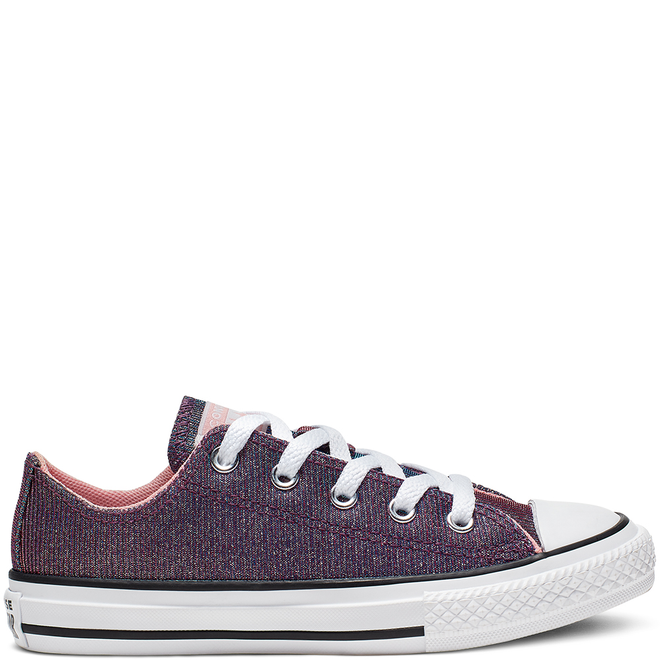 converse coastal pink silver white