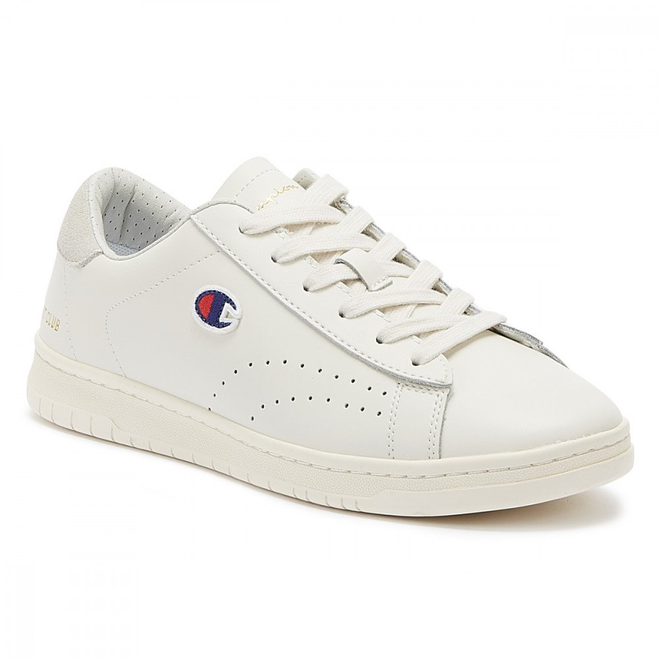 Court Club Low Mens White Trainers 