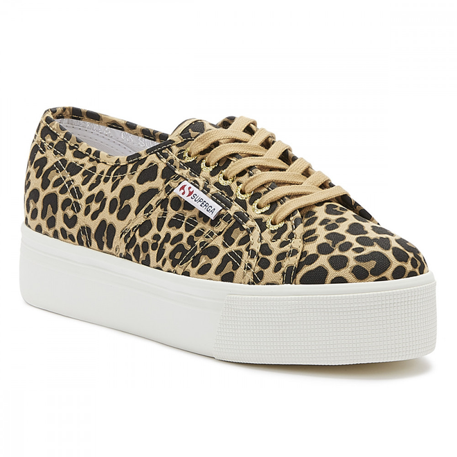 superga leopard print trainers