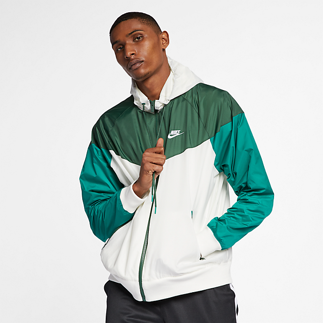 nike windrunner green