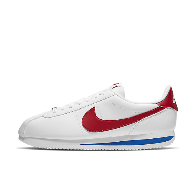 Nike Cortez Basic Leather (White / Varsity Red - Varsity Royal) 819719 103