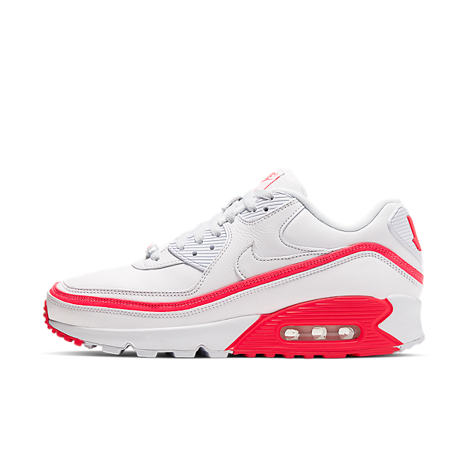 UNDEFEATED X Nike Air Max 90 'White & Red' CJ7197-103