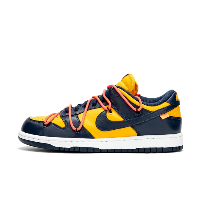 Off White X Nike Dunk Low 'Navy/Yellow' - SNKRS DAY Exclusive Access