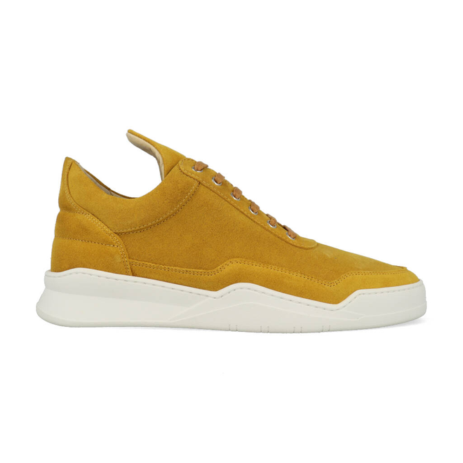 Filling Pieces Low Top Ghost Suede Mustard | 317 | Sneakerjagers