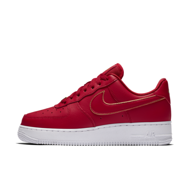 Nike WMNS Air Force 1 '07 'Red' Gold Swoosh Pack