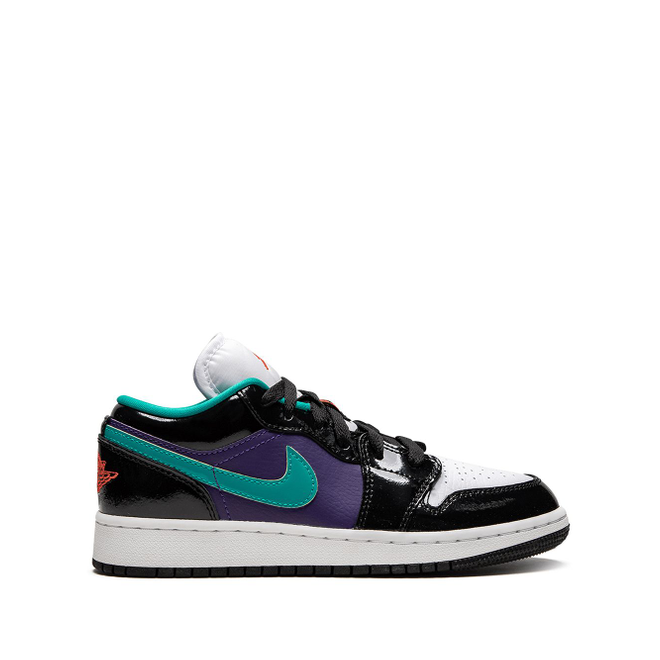 low top jordan 1s black and white