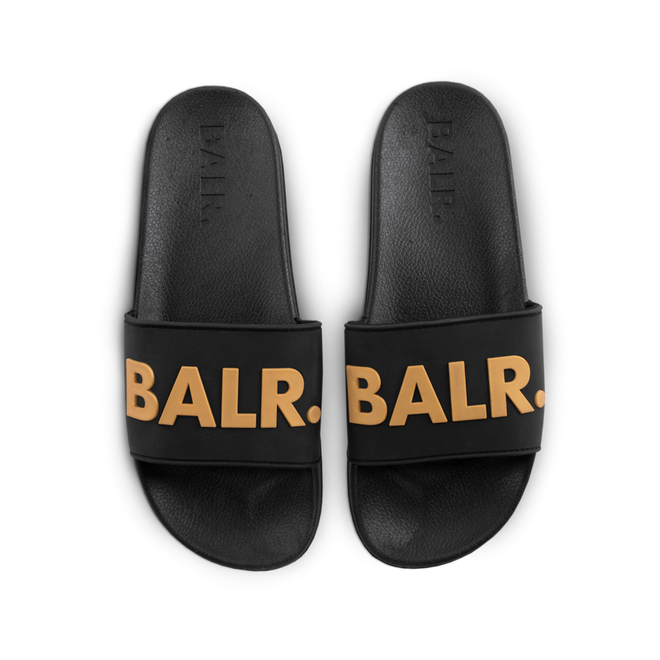 Slider Black/Gold | BALR-2108 | Sneakerjagers