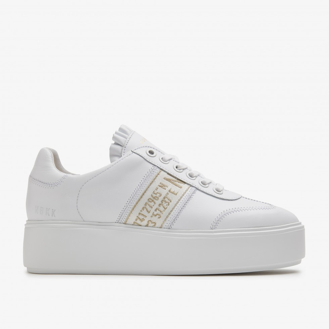 Nubikk witte sneaker Jagger Classic Calf | Zappaz