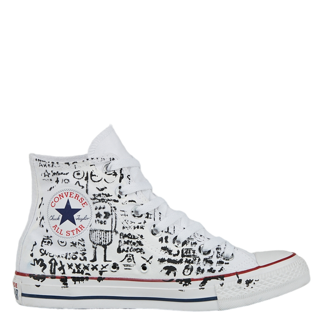 painted high top converse