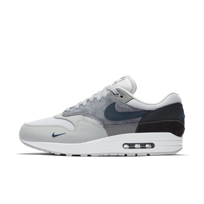 nike air max 1 grijs