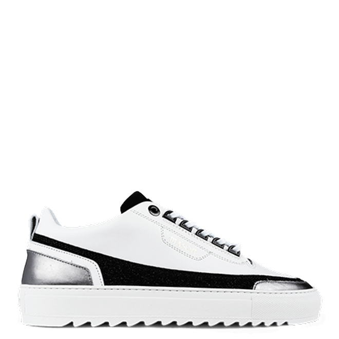 Mason Garments Firenze Leather/Glitter/Metallic White/Black/Gunmetal |  FW20-10A | FitforhealthShops