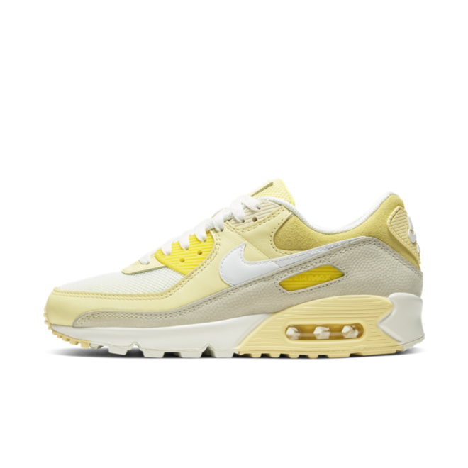 nike air max 90 yellow and white