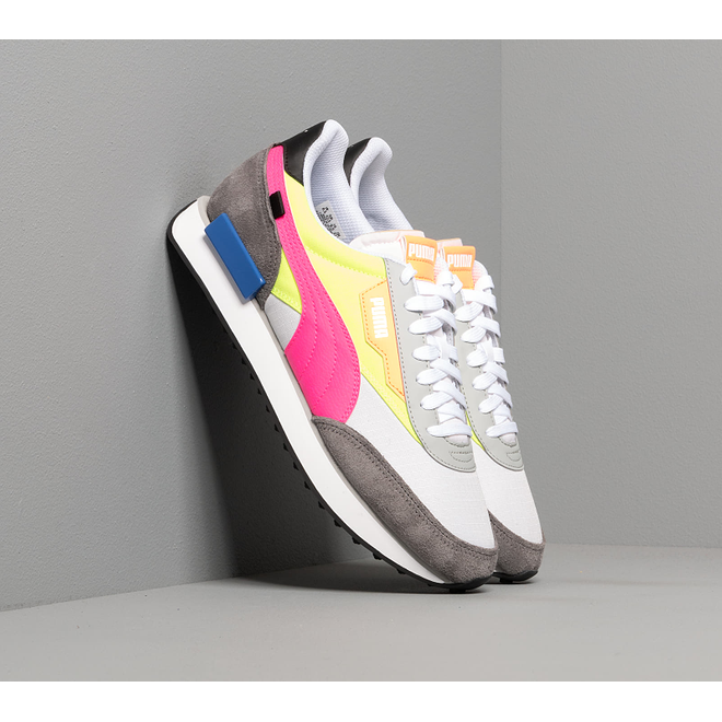Share this sneaker Play On Puma White-Castlerock-Yellow Al ...