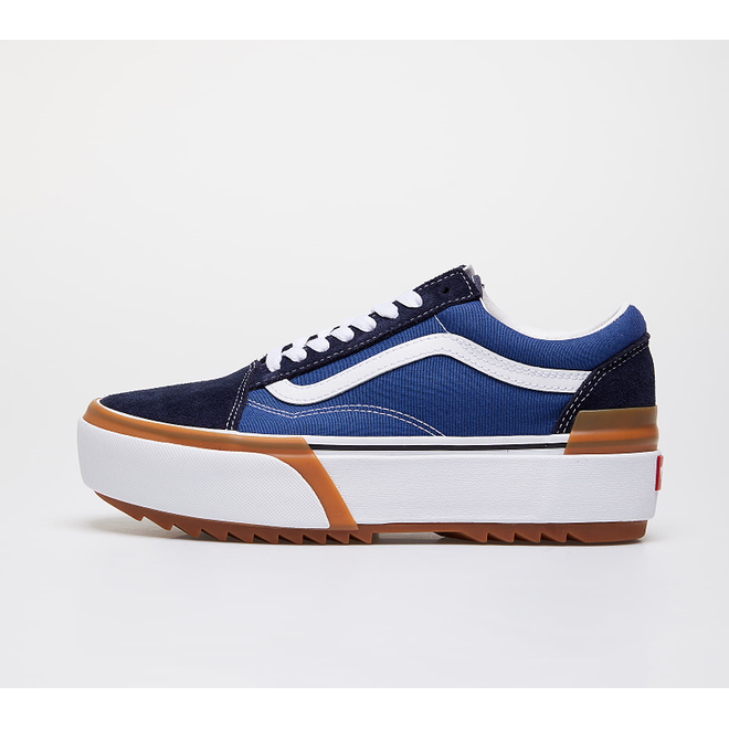 old skool stacked vans