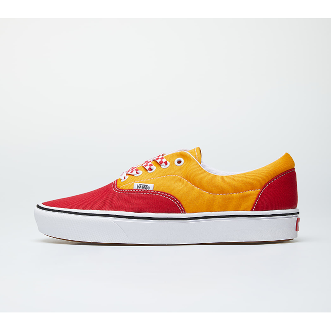 vans era comfycush red