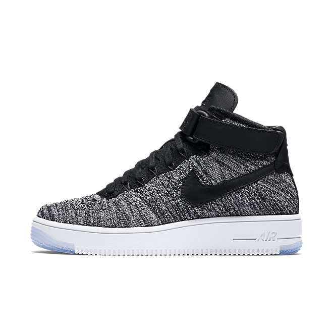 Nike Air Force 1 Mid Flyknit Oreo White 