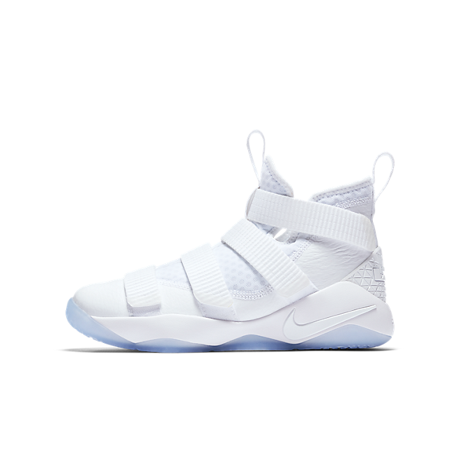lebron soldier 11 triple white